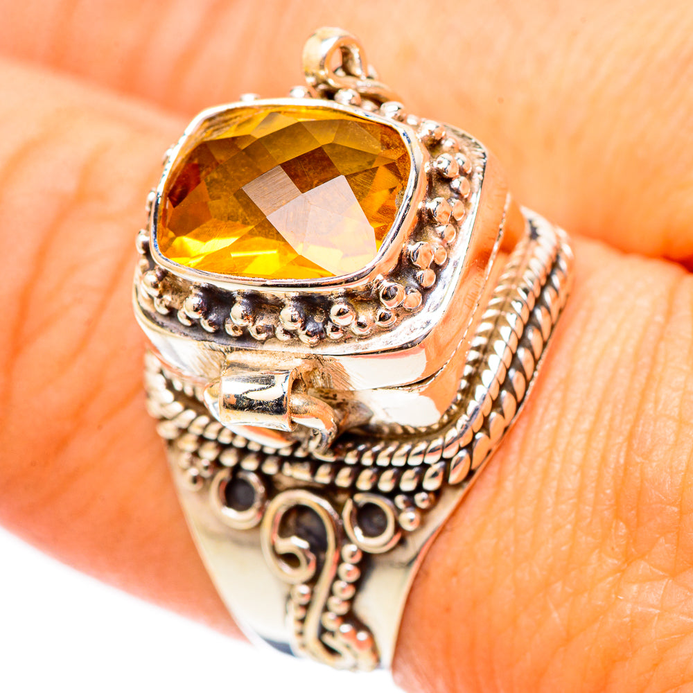Citrine Rings handcrafted by Ana Silver Co - RING117469