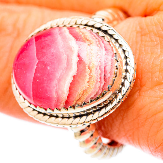 Rhodochrosite Rings handcrafted by Ana Silver Co - RING117470