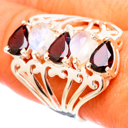 Garnet Rings handcrafted by Ana Silver Co - RING117472