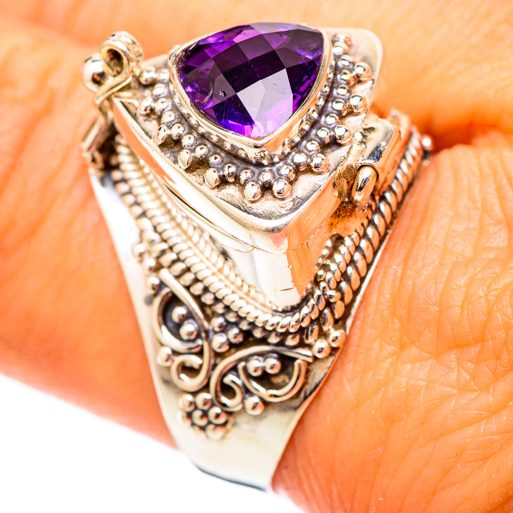 Amethyst Rings handcrafted by Ana Silver Co - RING117474