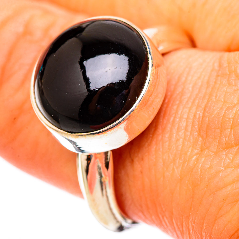 Black Onyx Rings handcrafted by Ana Silver Co - RING117477