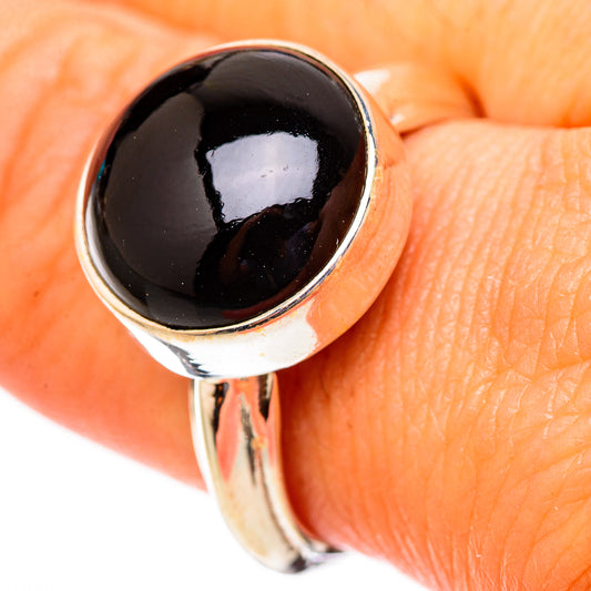 Black Onyx Rings handcrafted by Ana Silver Co - RING117477