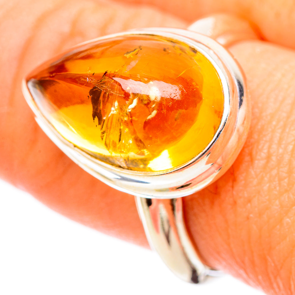 Citrine Sugarloaf Rings handcrafted by Ana Silver Co - RING117494