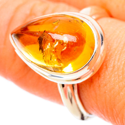 Citrine Sugarloaf Rings handcrafted by Ana Silver Co - RING117494