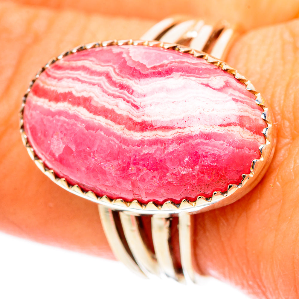 Rhodochrosite Rings handcrafted by Ana Silver Co - RING117497