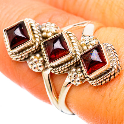 Garnet Rings handcrafted by Ana Silver Co - RING117498