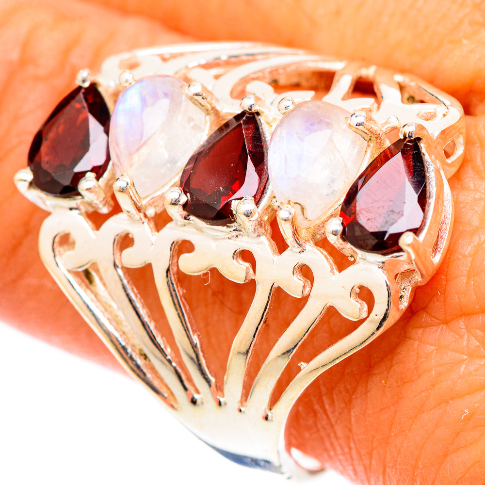 Garnet Rings handcrafted by Ana Silver Co - RING117499