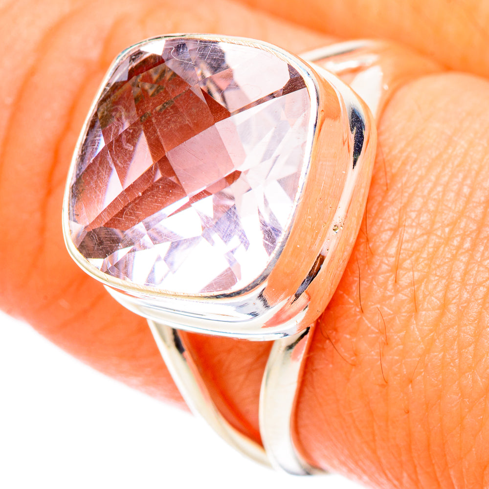 Pink Amethyst Rings handcrafted by Ana Silver Co - RING117525