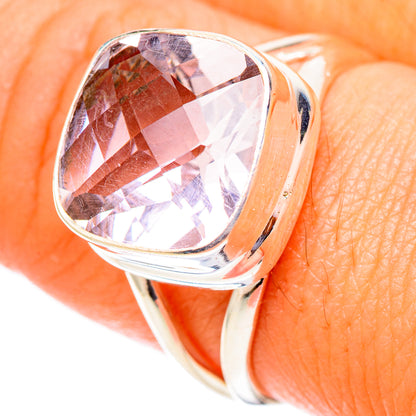 Pink Amethyst Rings handcrafted by Ana Silver Co - RING117525