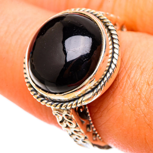 Black Onyx Rings handcrafted by Ana Silver Co - RING117526