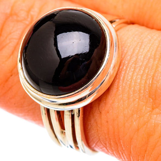 Black Onyx Rings handcrafted by Ana Silver Co - RING117527