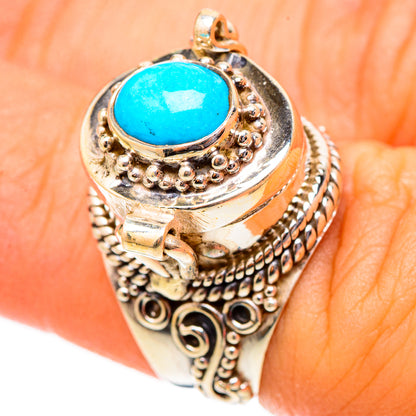 Sleeping Beauty Turquoise Rings handcrafted by Ana Silver Co - RING117535