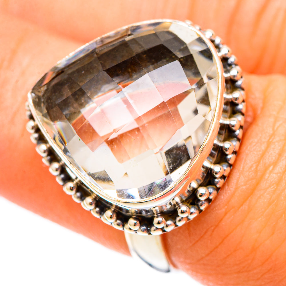 White Quartz Rings handcrafted by Ana Silver Co - RING117538