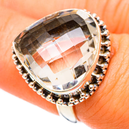 White Quartz Rings handcrafted by Ana Silver Co - RING117538