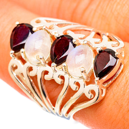 Garnet Rings handcrafted by Ana Silver Co - RING117547