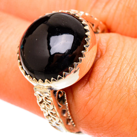 Black Onyx Rings handcrafted by Ana Silver Co - RING117551