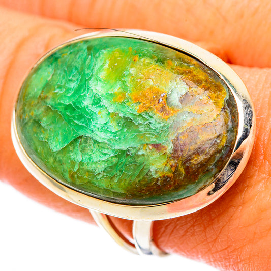 Peruvian Opal Rings handcrafted by Ana Silver Co - RING117575