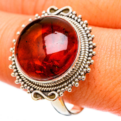 Baltic Amber Rings handcrafted by Ana Silver Co - RING117580