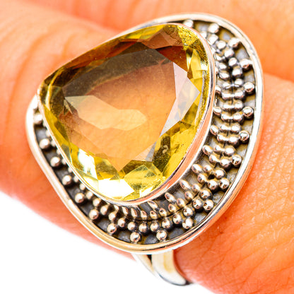 Citrine Rings handcrafted by Ana Silver Co - RING117598