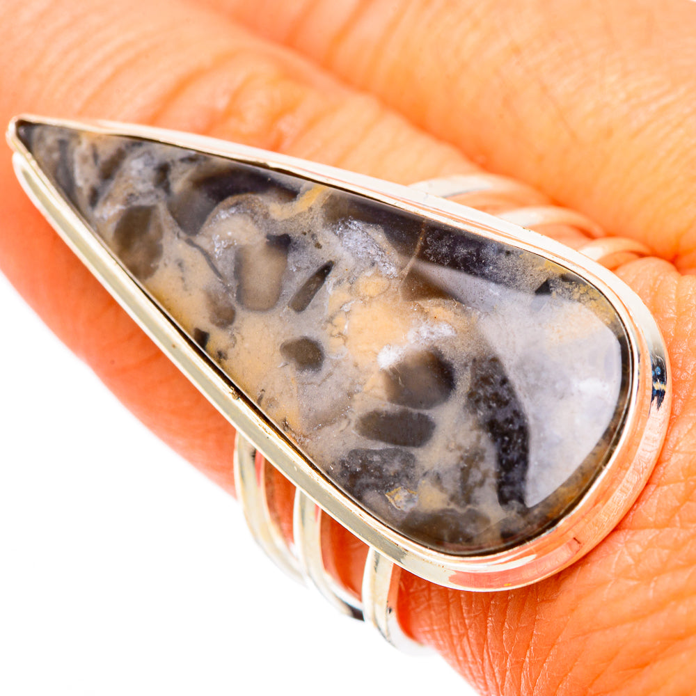 Tiger Dendrite Agate Rings handcrafted by Ana Silver Co - RING117612
