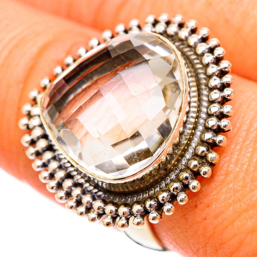 White Quartz Rings handcrafted by Ana Silver Co - RING117619