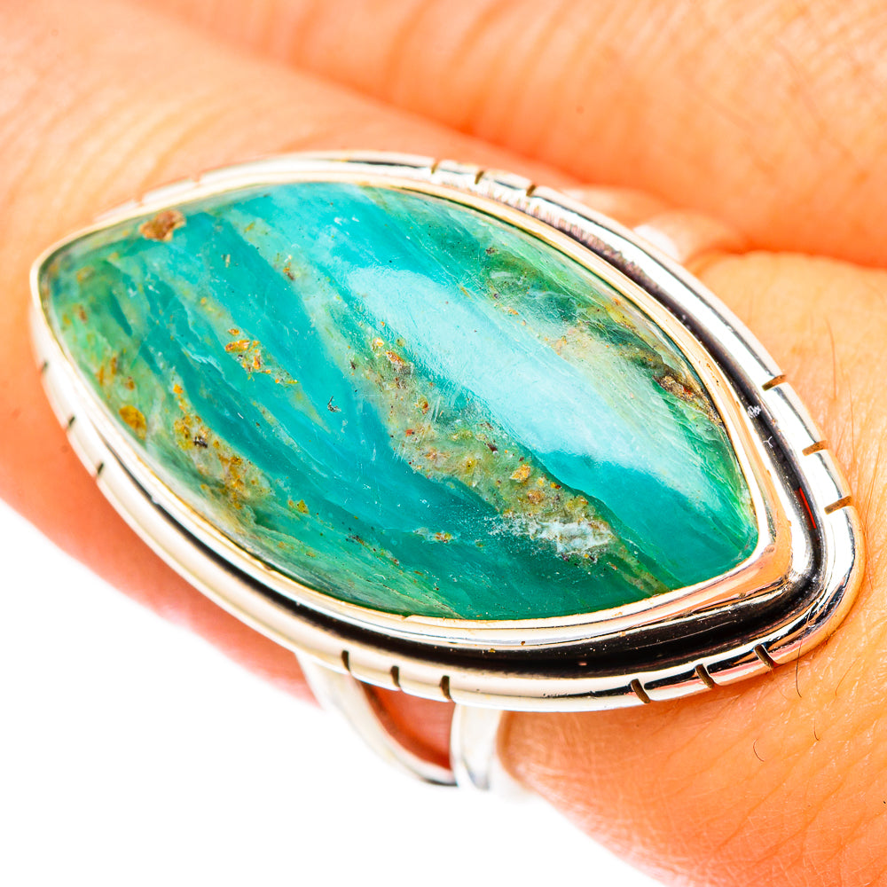 Peruvian Opal Rings handcrafted by Ana Silver Co - RING117629