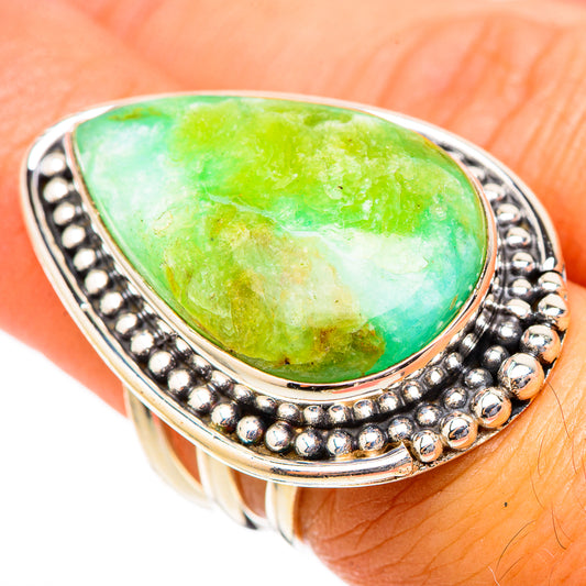 Peruvian Opal Rings handcrafted by Ana Silver Co - RING117636