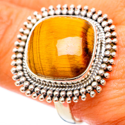 Tiger Eye Rings handcrafted by Ana Silver Co - RING117640