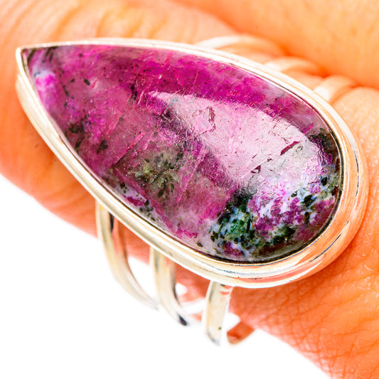 Russian Eudialyte Rings handcrafted by Ana Silver Co - RING117642