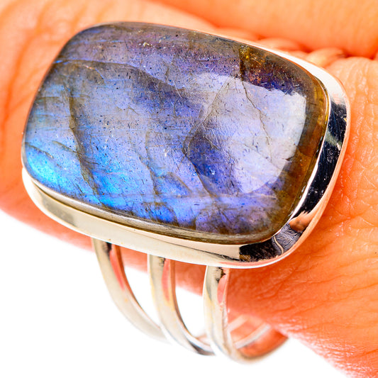 Labradorite Rings handcrafted by Ana Silver Co - RING117665