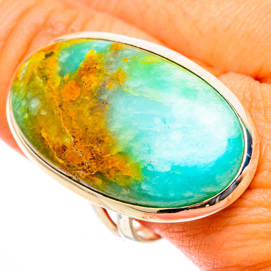 Peruvian Opal Rings handcrafted by Ana Silver Co - RING117667