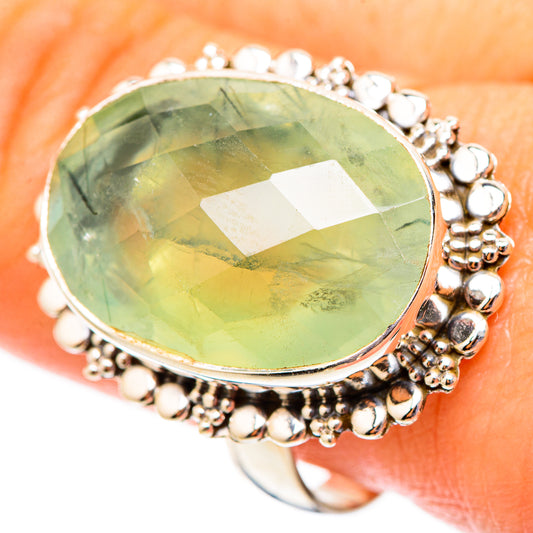 Prehnite Rings handcrafted by Ana Silver Co - RING117669