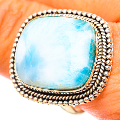 Larimar Rings handcrafted by Ana Silver Co - RING117688