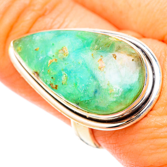 Peruvian Opal Rings handcrafted by Ana Silver Co - RING117696