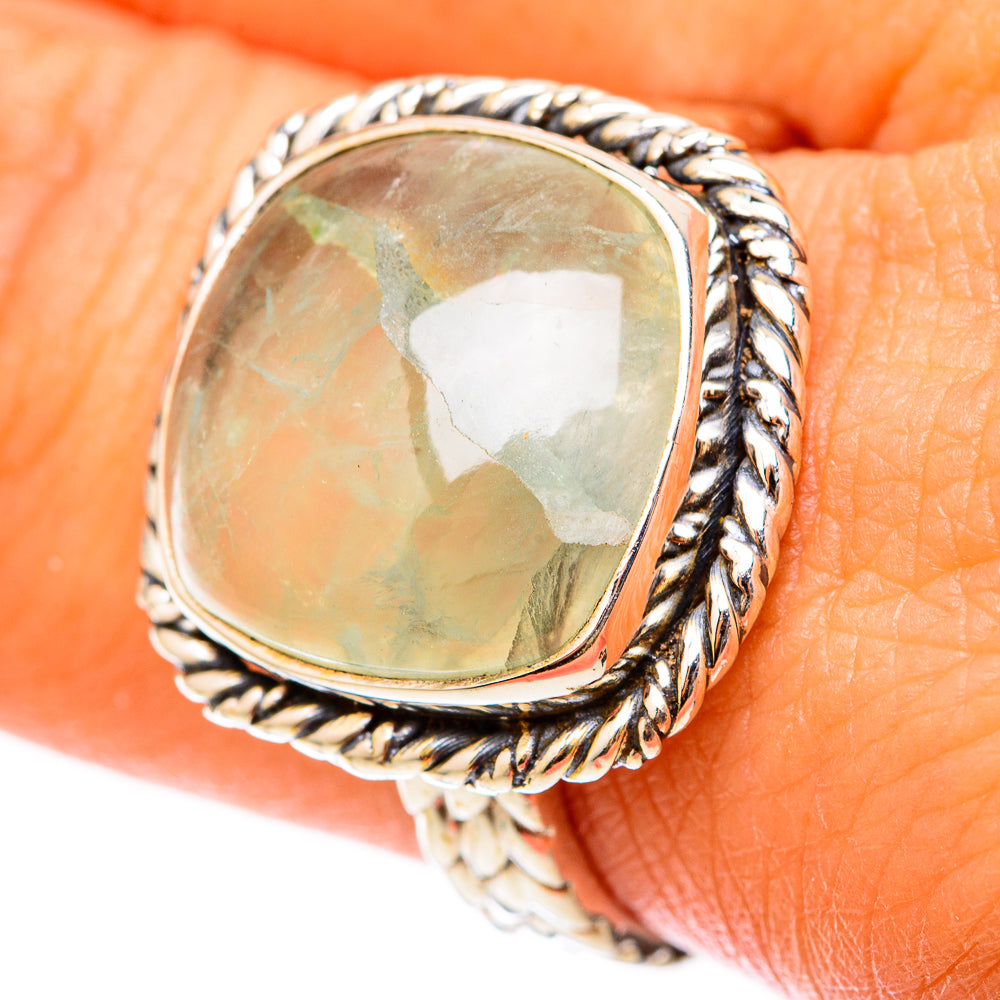 Prehnite Rings handcrafted by Ana Silver Co - RING117705