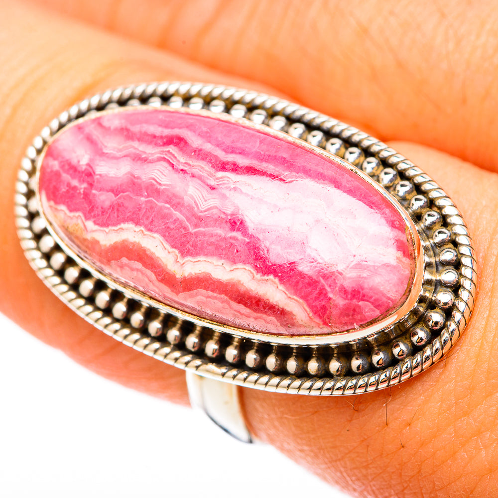 Rhodochrosite Rings handcrafted by Ana Silver Co - RING117710