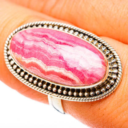 Rhodochrosite Rings handcrafted by Ana Silver Co - RING117710
