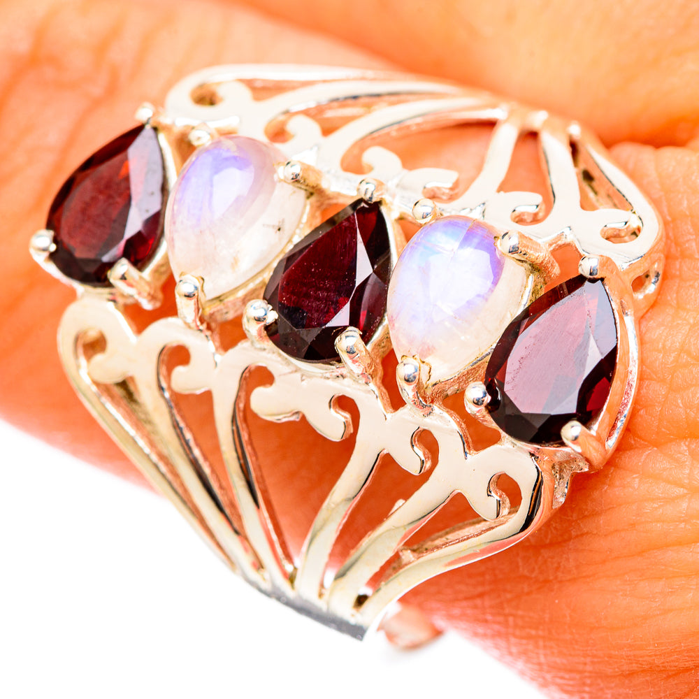 Garnet Rings handcrafted by Ana Silver Co - RING117712