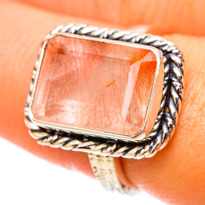 Rutilated Quartz Rings handcrafted by Ana Silver Co - RING117747