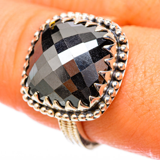 Hematite Rings handcrafted by Ana Silver Co - RING117759