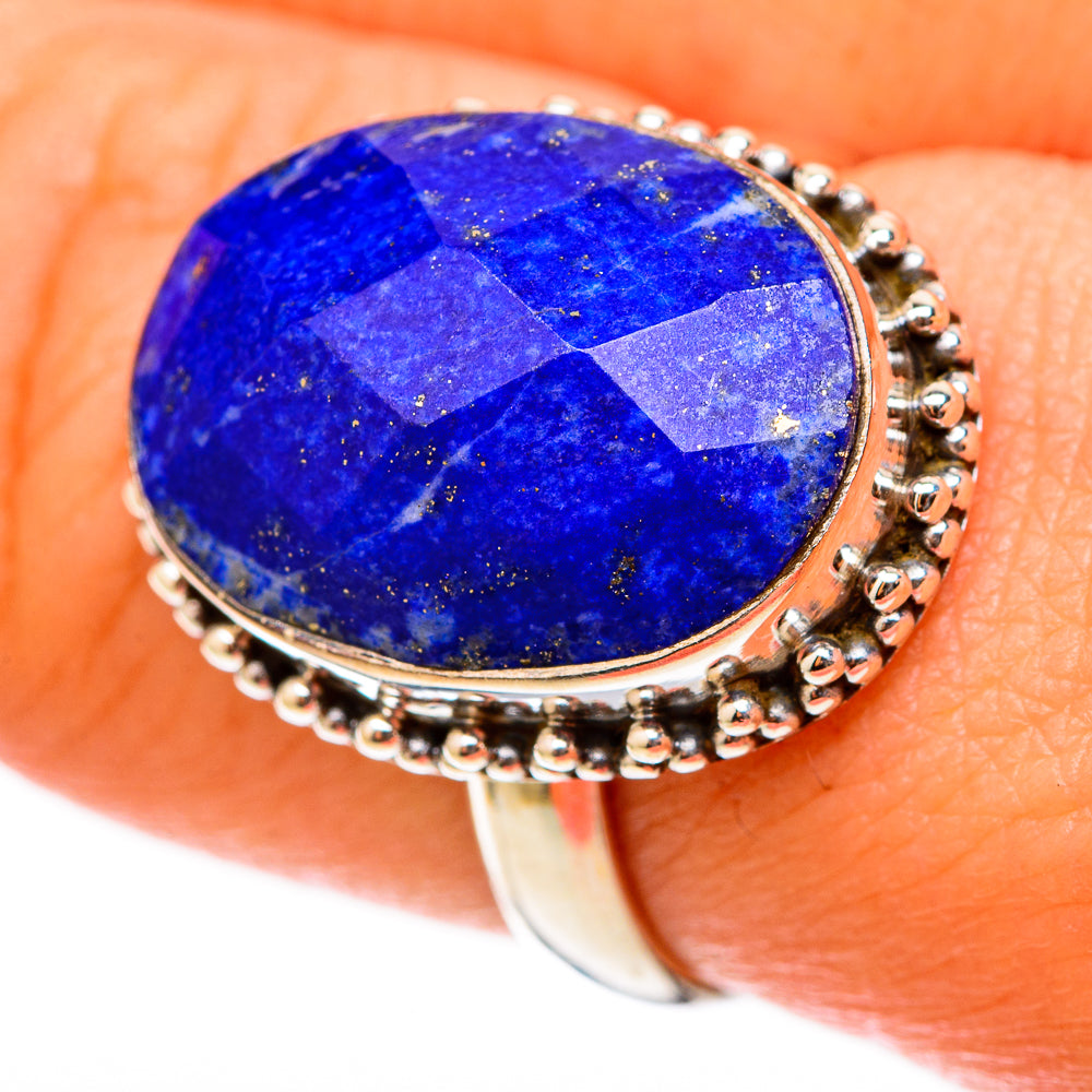 Lapis Lazuli Rings handcrafted by Ana Silver Co - RING117764