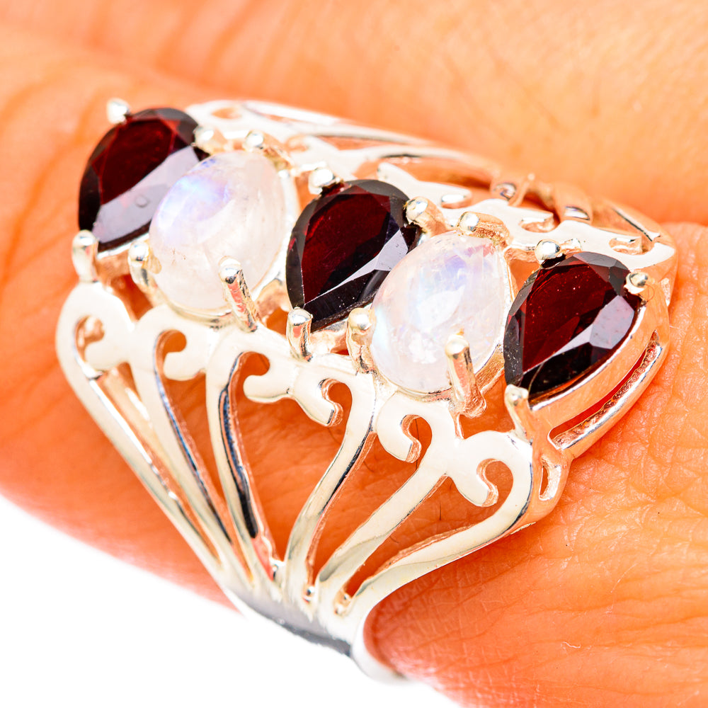 Garnet Rings handcrafted by Ana Silver Co - RING117771