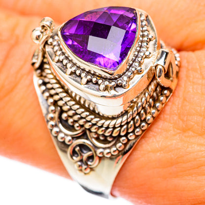 Amethyst Rings handcrafted by Ana Silver Co - RING117773