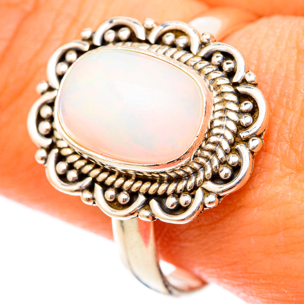 Ethiopian Opal Rings handcrafted by Ana Silver Co - RING117786
