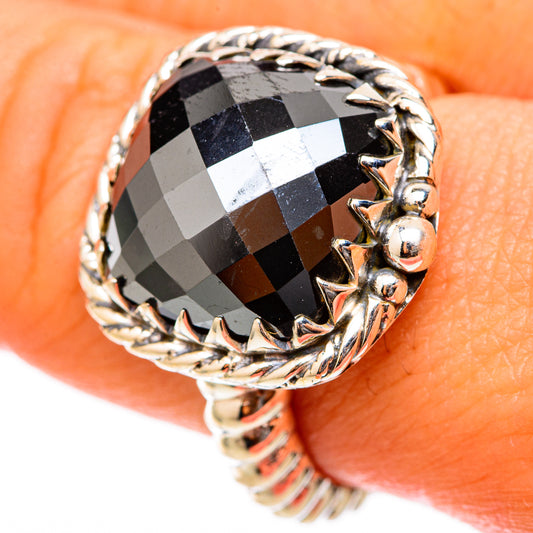 Hematite Rings handcrafted by Ana Silver Co - RING117787