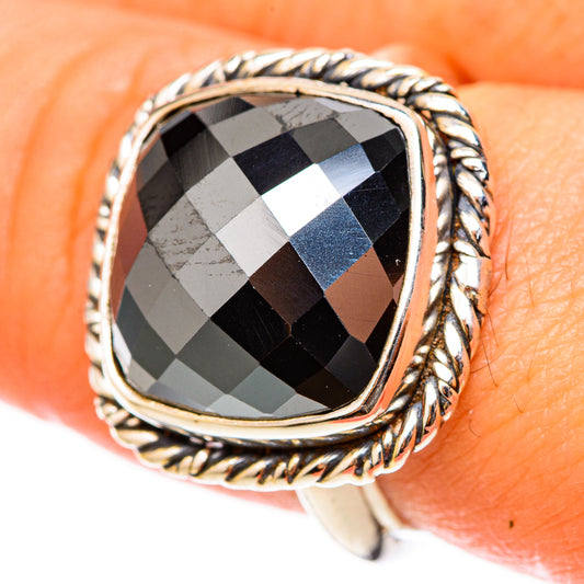 Hematite Rings handcrafted by Ana Silver Co - RING117788