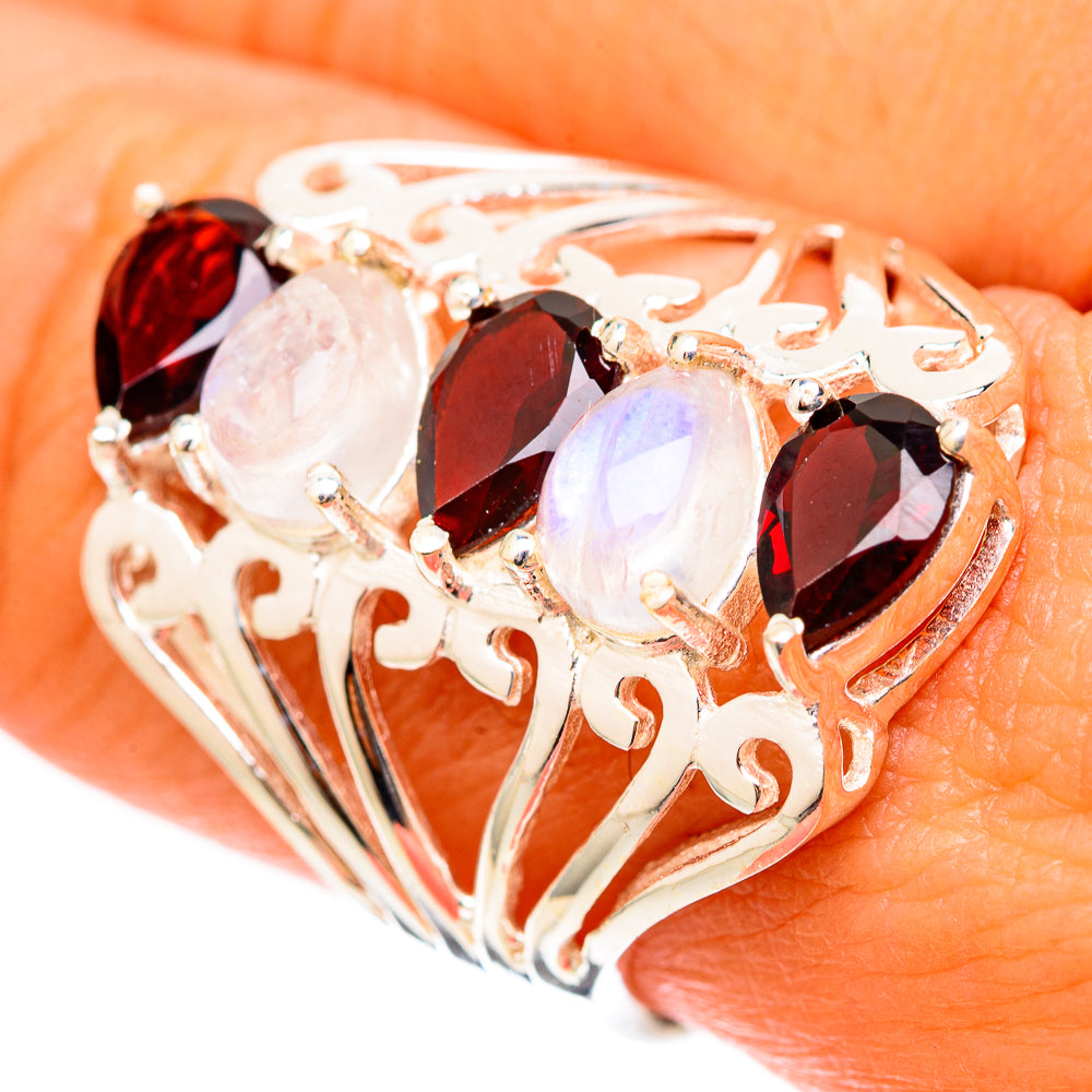 Garnet Rings handcrafted by Ana Silver Co - RING117801