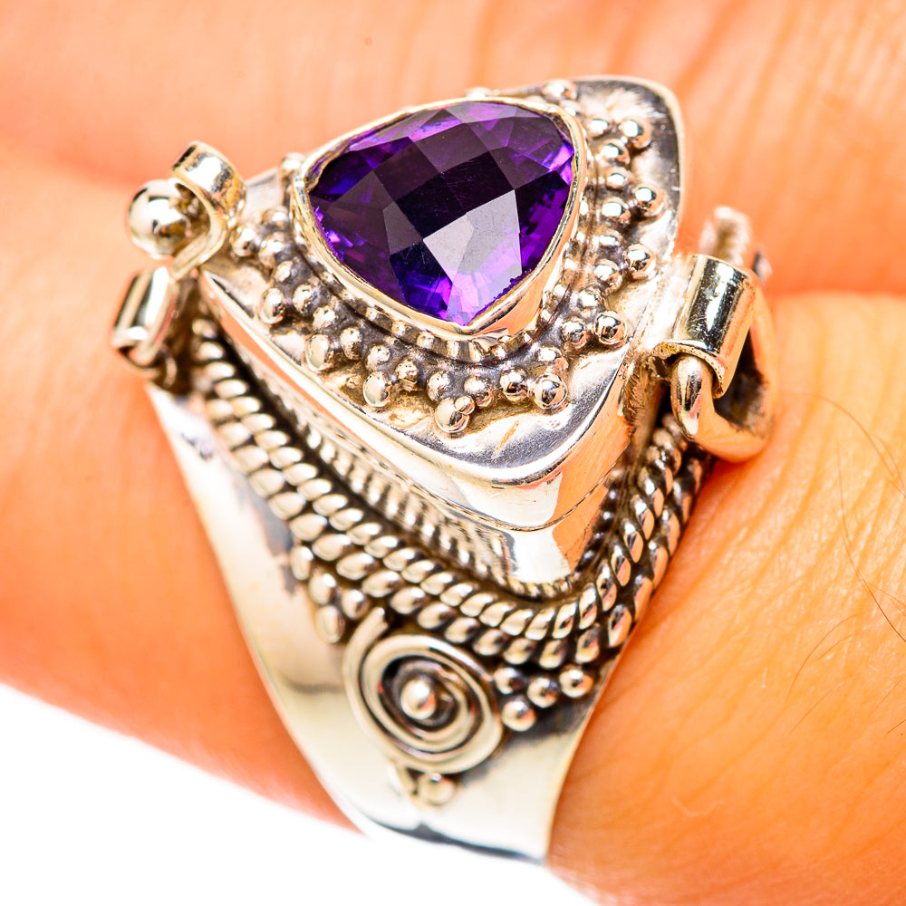 Amethyst Rings handcrafted by Ana Silver Co - RING117803