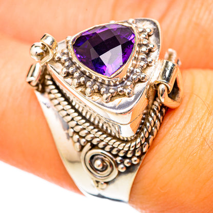 Amethyst Rings handcrafted by Ana Silver Co - RING117803