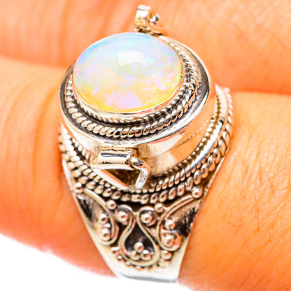 Ethiopian Opal Rings handcrafted by Ana Silver Co - RING117815
